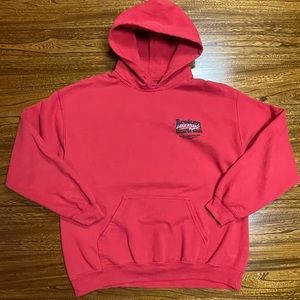 Broken Hearts Club Red Mens Hoodie